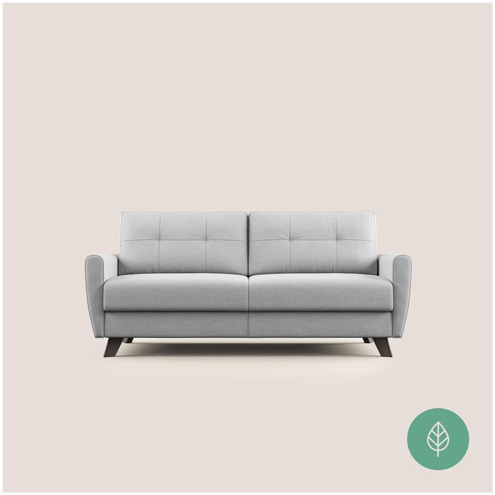 Callisto Divano Letto Matrimoniale In Tessuto Ecosostenibile Grigio 188 Cm (mat. 140x197) - Foto 1