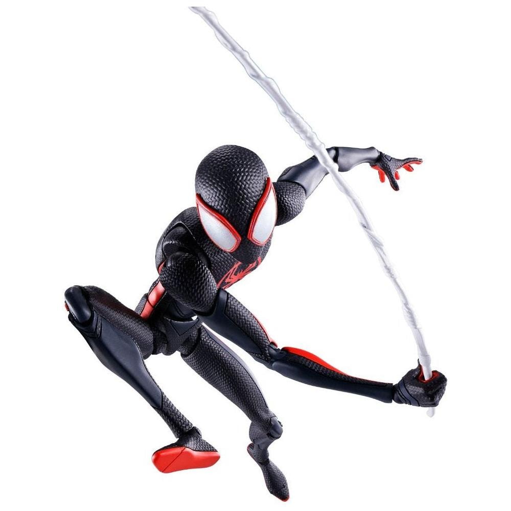 Spider-man: Across The Spider-verse S. h. Figuarts Action Figure Spider-man (miles Morales) 15 Cm - Foto 1