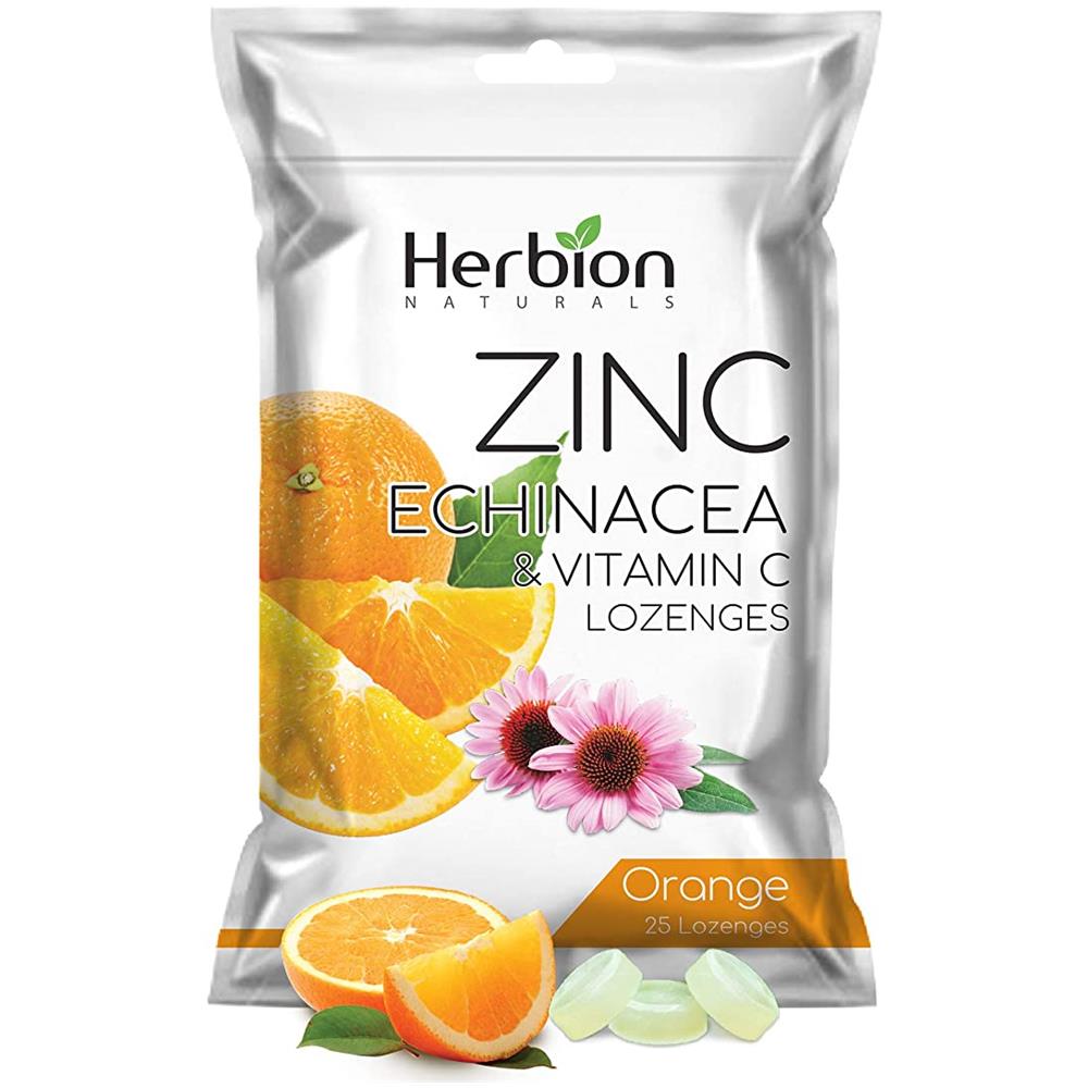 Zinco, Echinacea E Vitamina C Pastiglie Naturali Al Gusto Di Arancia - 25 Ct - Integratore Alimentare - Sostiene Il Sistema Immunitario - Promuove La Salute Generale Per Adulti E Bambini Dai 5 Anni In Su - Foto 1