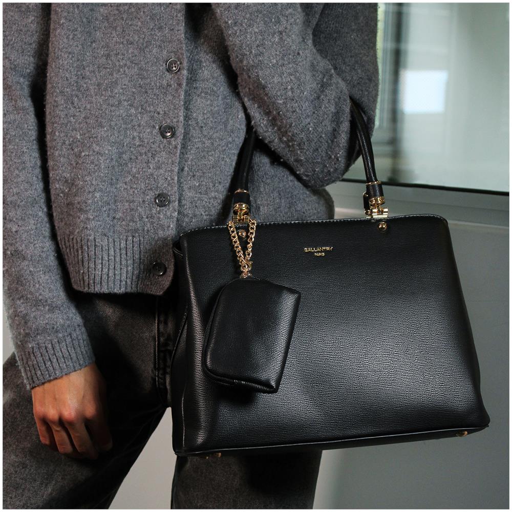 Borsa Con Portamonete - Gallantry Paris - Nera - Foto 6