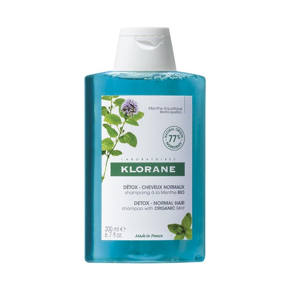 Shampoo Anti-inquinamento Detox 200ml Menthe Aquatique Bio Klorane - Foto 1