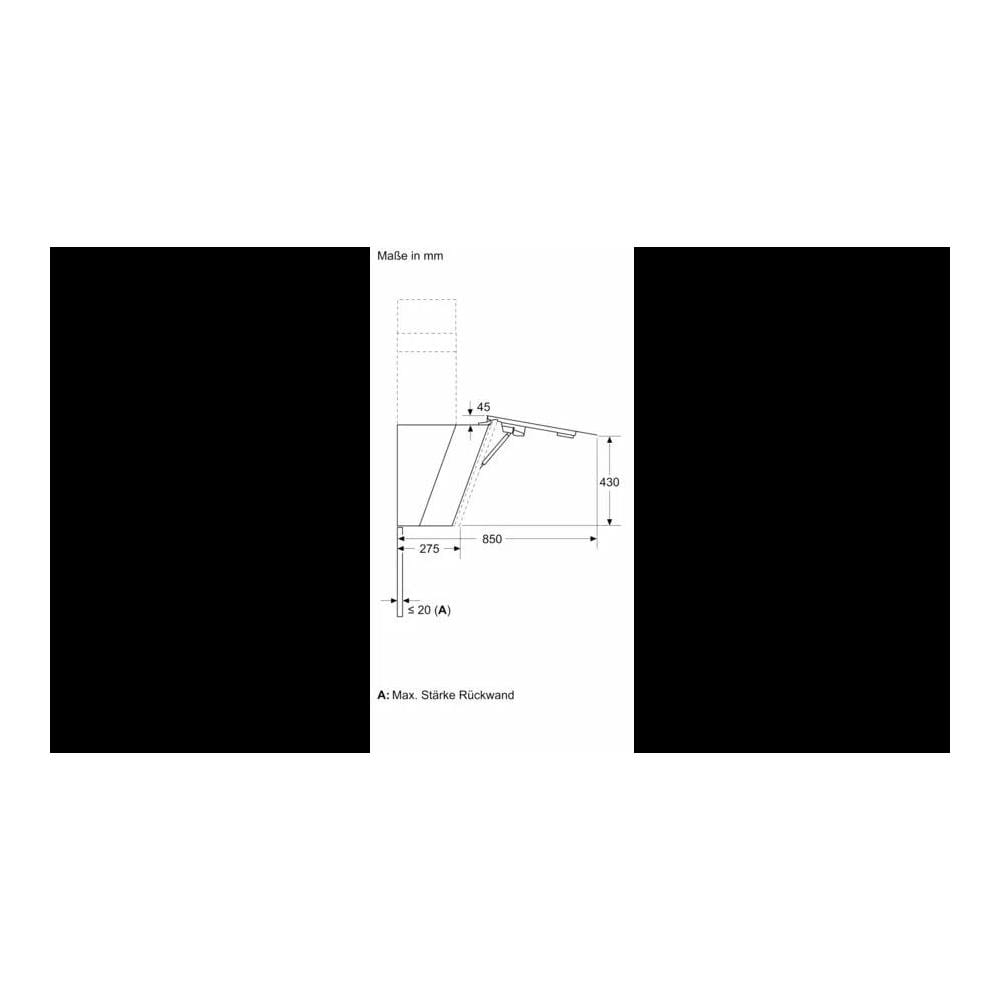 Cappa Inclinata 90 Cm Dwk91Lt60 Colore Nero - Foto 3