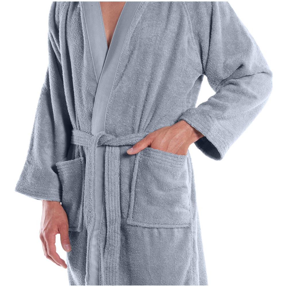 Accappatoio Con Cappuccio Spugnissima Soft In Cotone Colore Turchese Misura Xl - Foto 3
