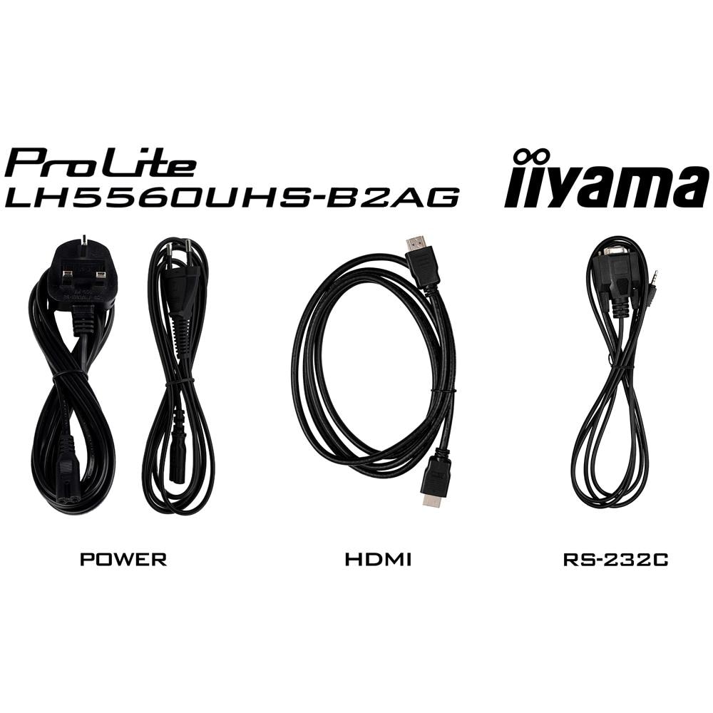 LH5560UHS-B2AG visualizzatore di messaggi Pannello A digitale 139,7 cm (55") LED Wi-Fi 500 cd /m² 4K Ultra HD Nero Processore integrato Android 11 24/7 - Foto 17