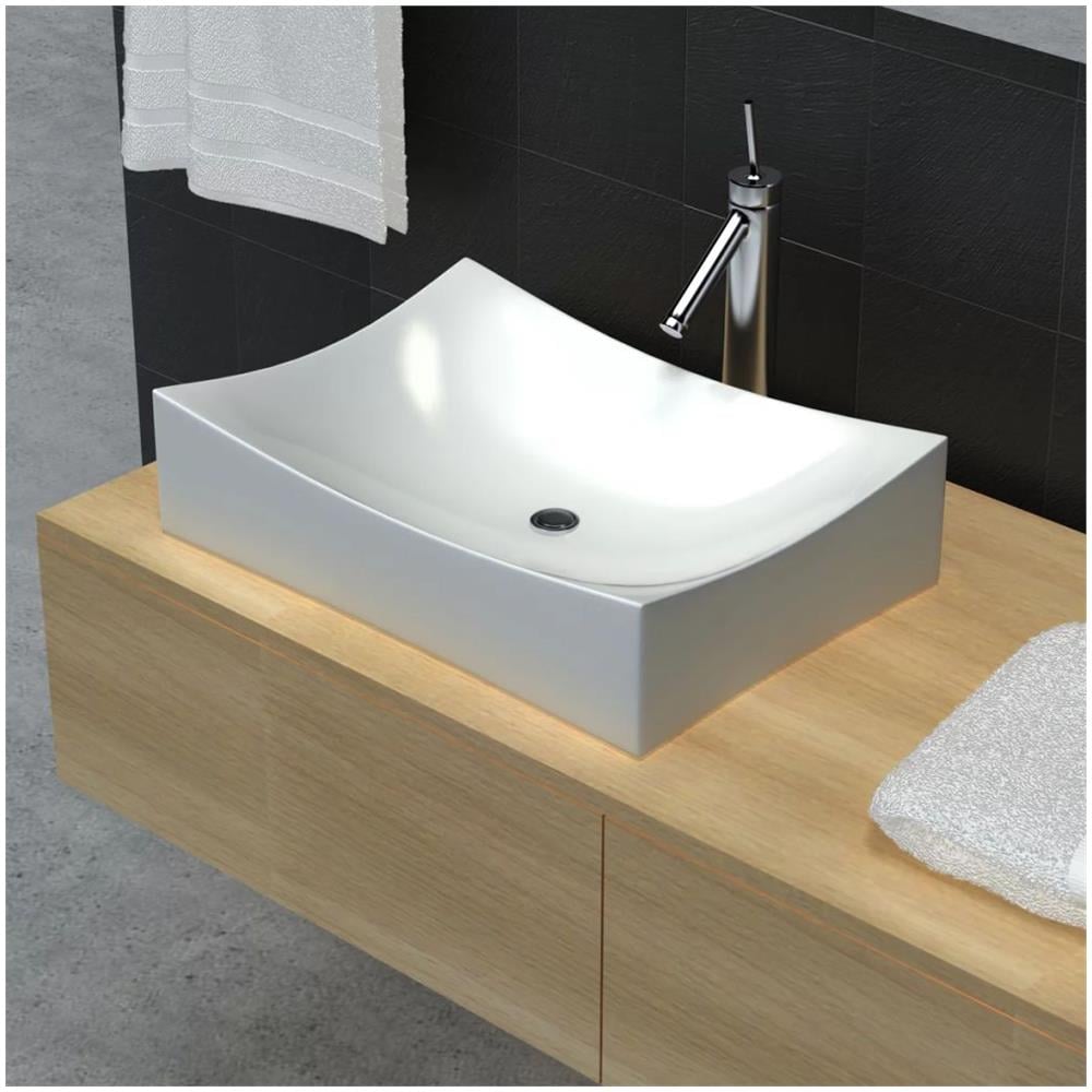 Lavello Ceramica Porcellana Bianco Laccato - Foto 2