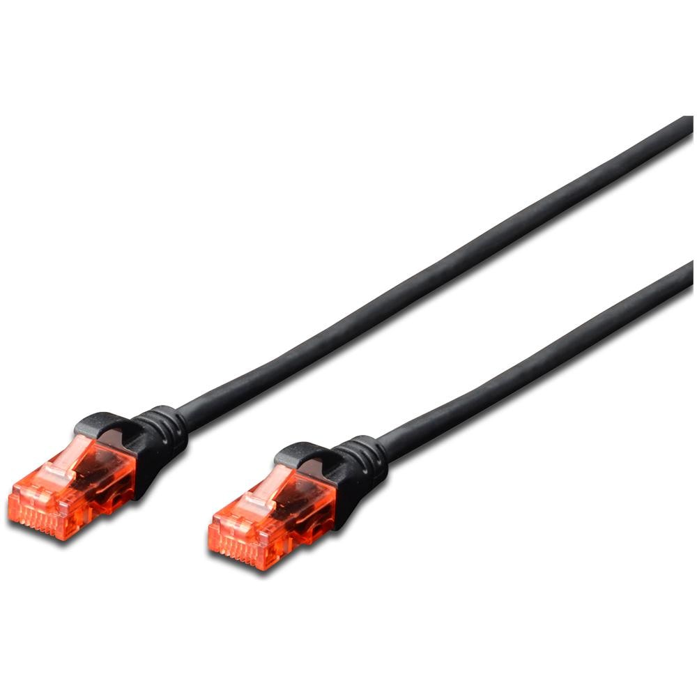 Cavo Rete Utp Cat 6 Non Schermato Mt 2 Nero - Foto 1