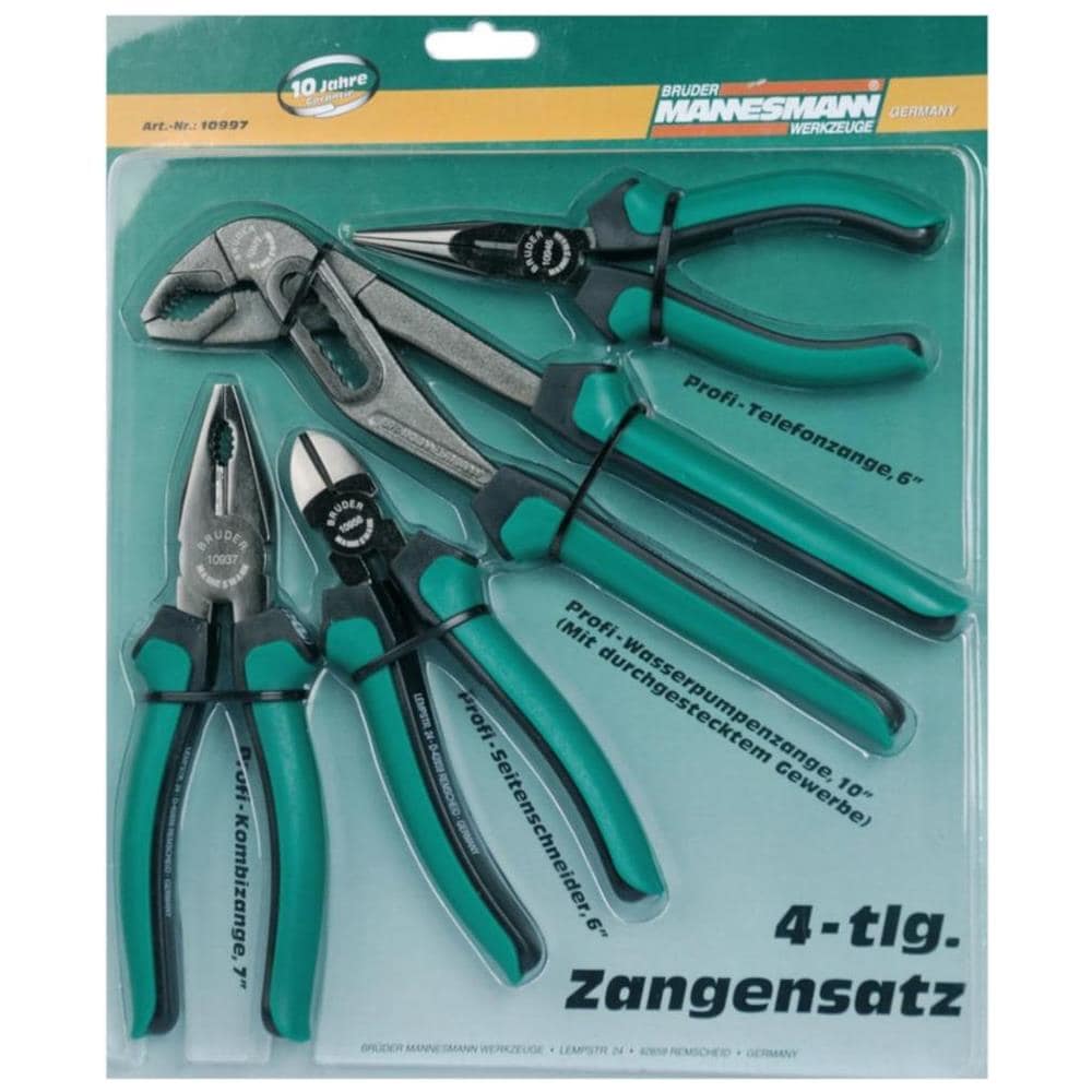 Set Di Pinze 4 Pz In Acciaio 10997 - Foto 3