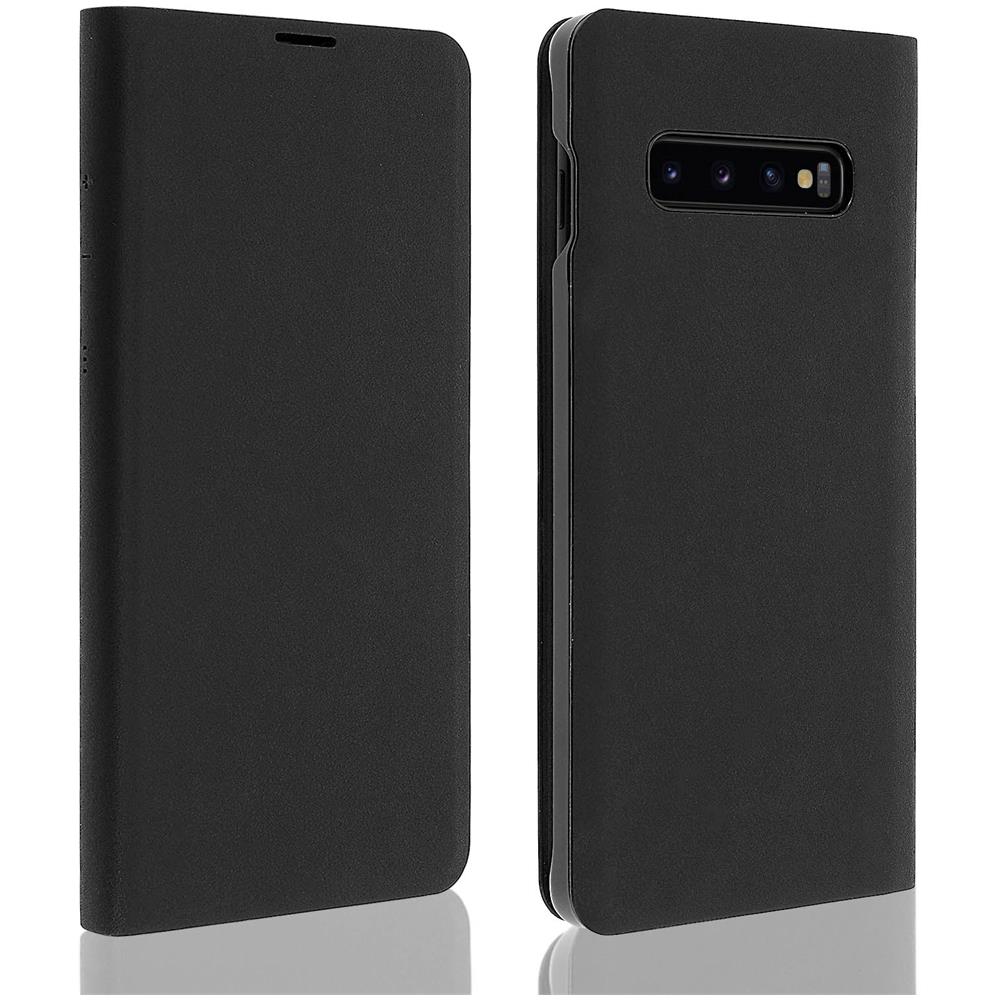 Custodia Galaxy S10 Plus Porta Carte Flip Wallet Nero - Foto 1