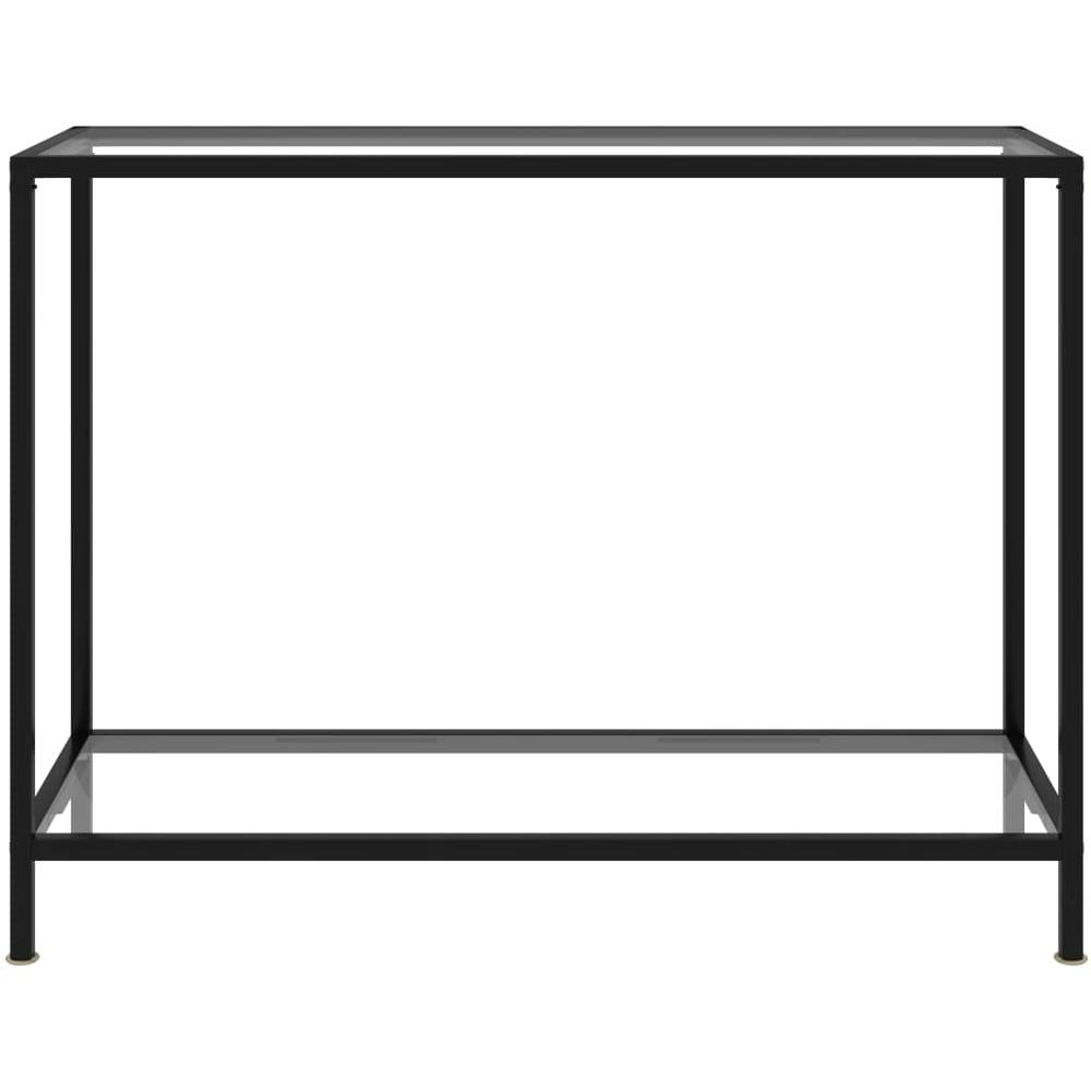 Tavolo Consolle Trasparente 100x35x75 cm in Vetro Temperato - Foto 2