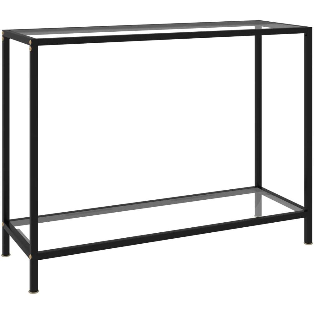 Tavolo Consolle Trasparente 100x35x75 cm in Vetro Temperato - Foto 1
