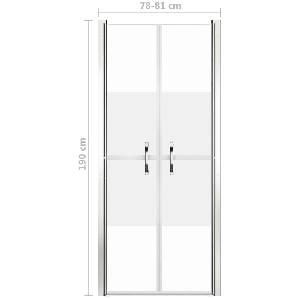 Porta per Doccia in ESG Semi-Satinato 81x190 cm - Foto 2