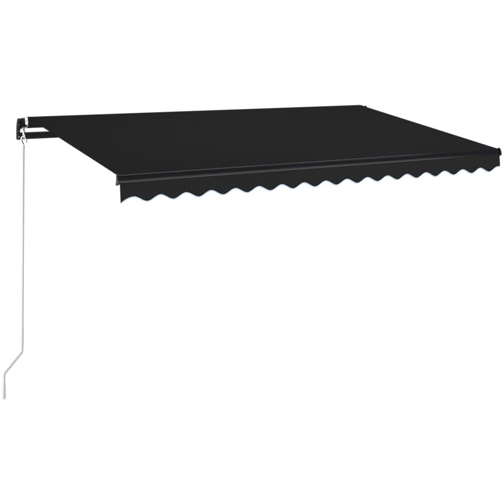 Tenda Da Sole Retrattile Manuale 450x350 Cm Antracite - Foto 2