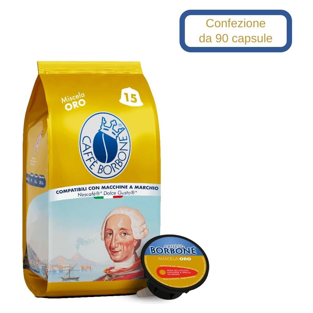 Borbone Miscela Oro Compatibile Nescafe' Dolce Gusto 90 Capsule - Foto 1