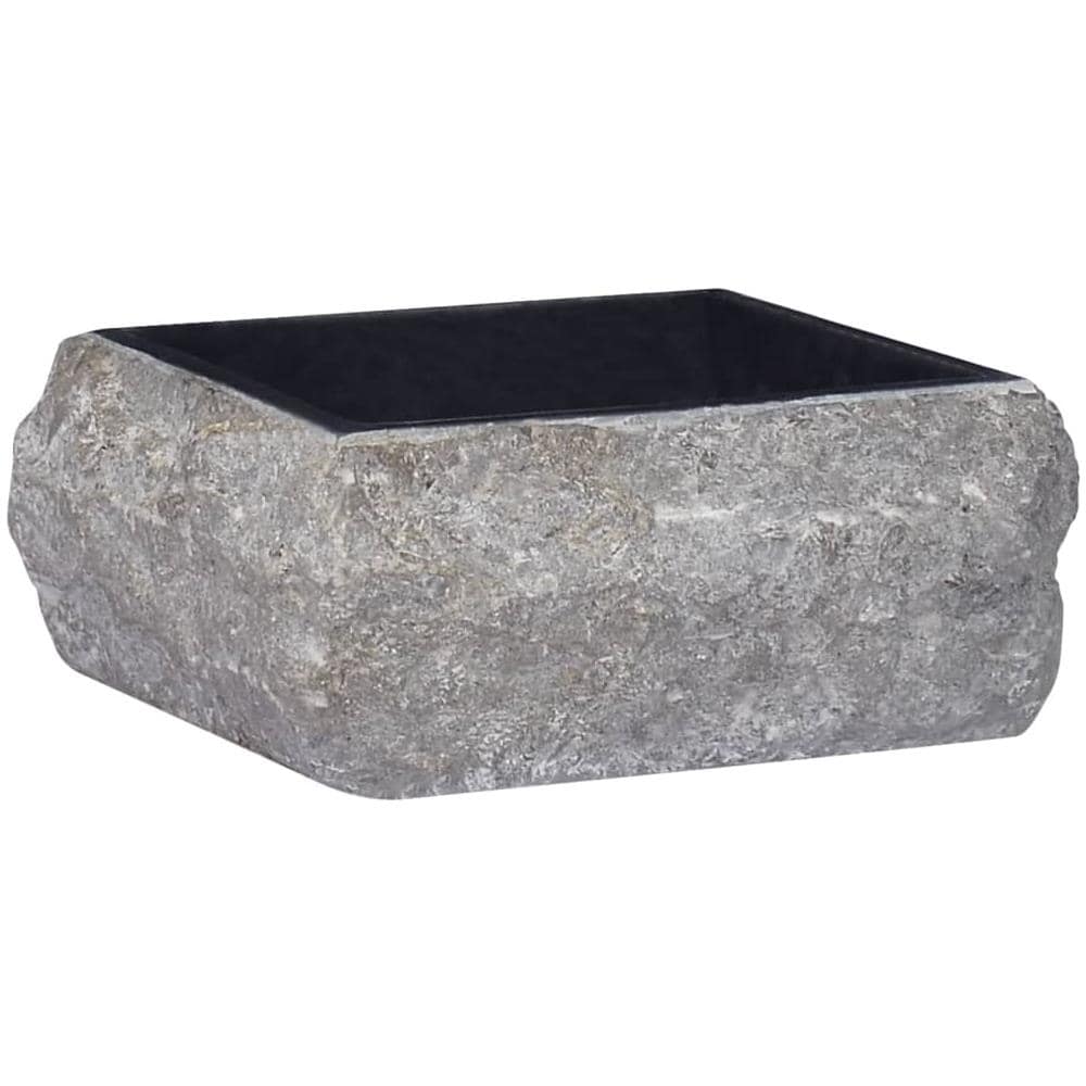 Lavandino Nero 30x30x13 Cm In Marmo - Foto 1