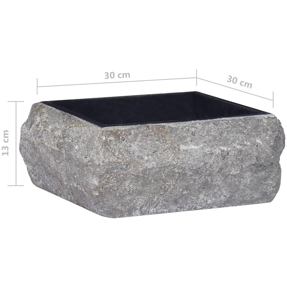 Lavandino Nero 30x30x13 Cm In Marmo - Foto 6