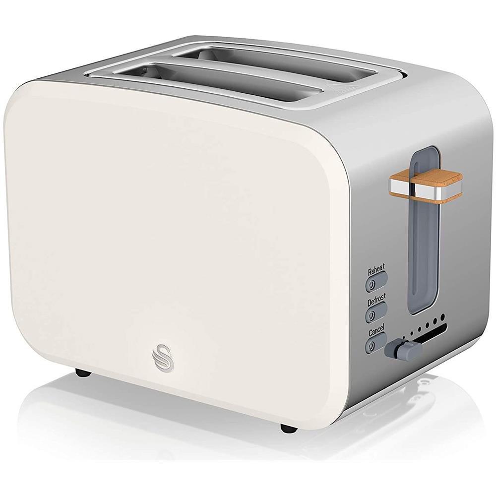 St14610whtneu Tostapane Con Fessura Larga 2 Fette Design Moderne Nordic 900w Bianco - Foto 1