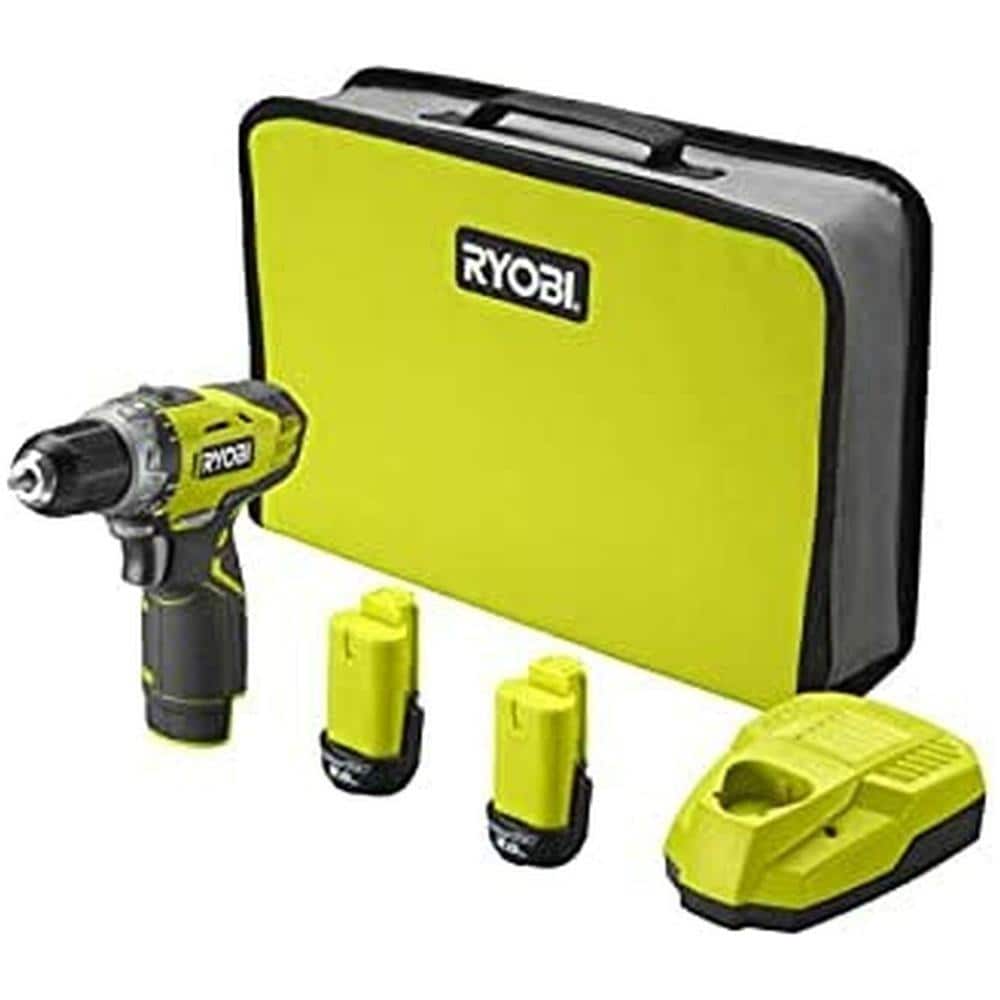 Trapano Avvitatore 12V 1 velocità 2 batterie 12V 2.0Ah Litio, caricabatteria, inserto di avvitatura doppio, borsa morbida - Foto 1