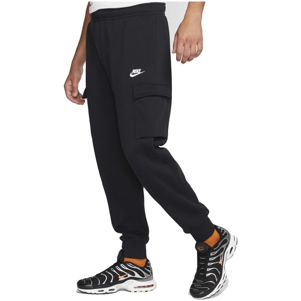 Pantalone Cargo Da Uomo Club Fleece Nero Taglia Xs Codice Cd3129-010 - Foto 2
