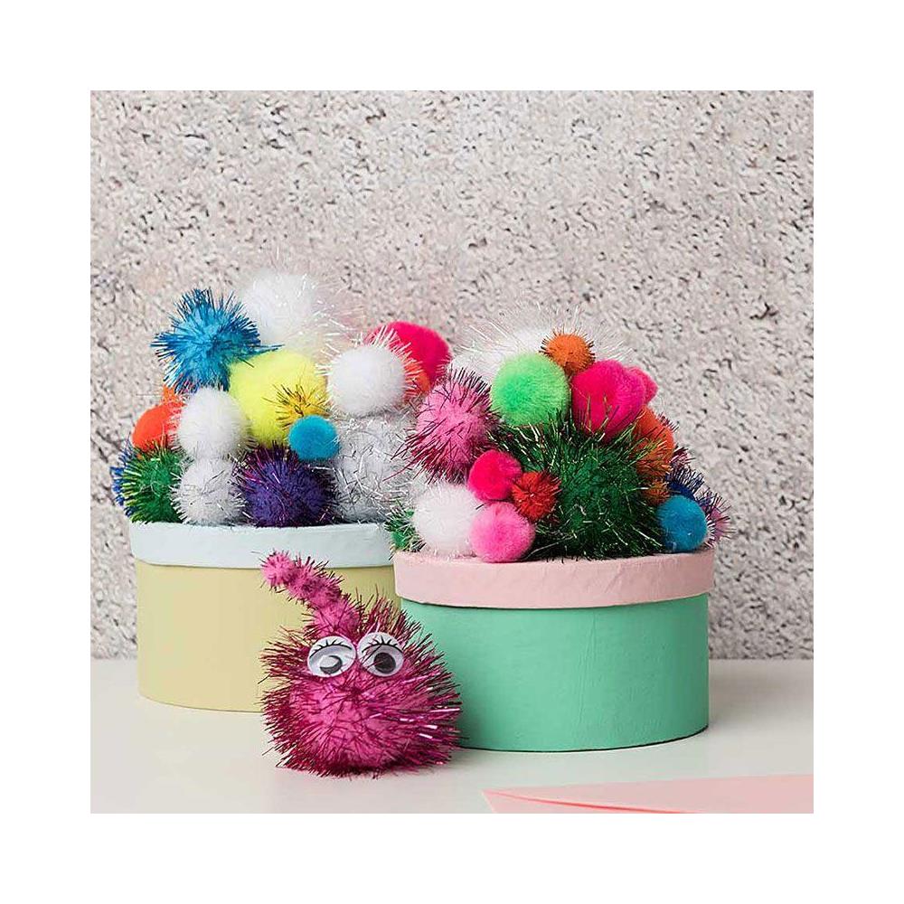 60 Pompon Lucidi - Rosa - Foto 1