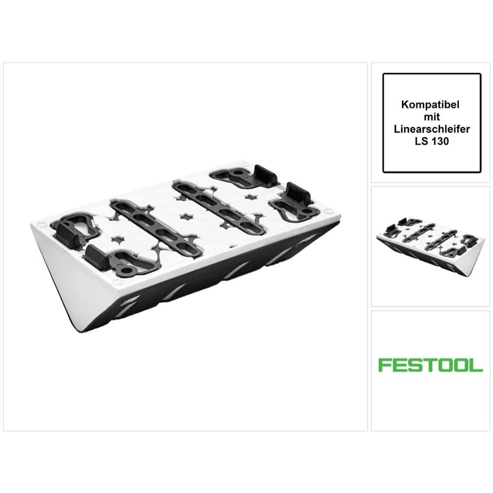 Ssh-stf-ls130-r5kx Piastra Di Levigatura Sagomata A Raggio (491198) - Raggio R5 Convesso / Per Levigatrice Lineare Ls 130 - Foto 1