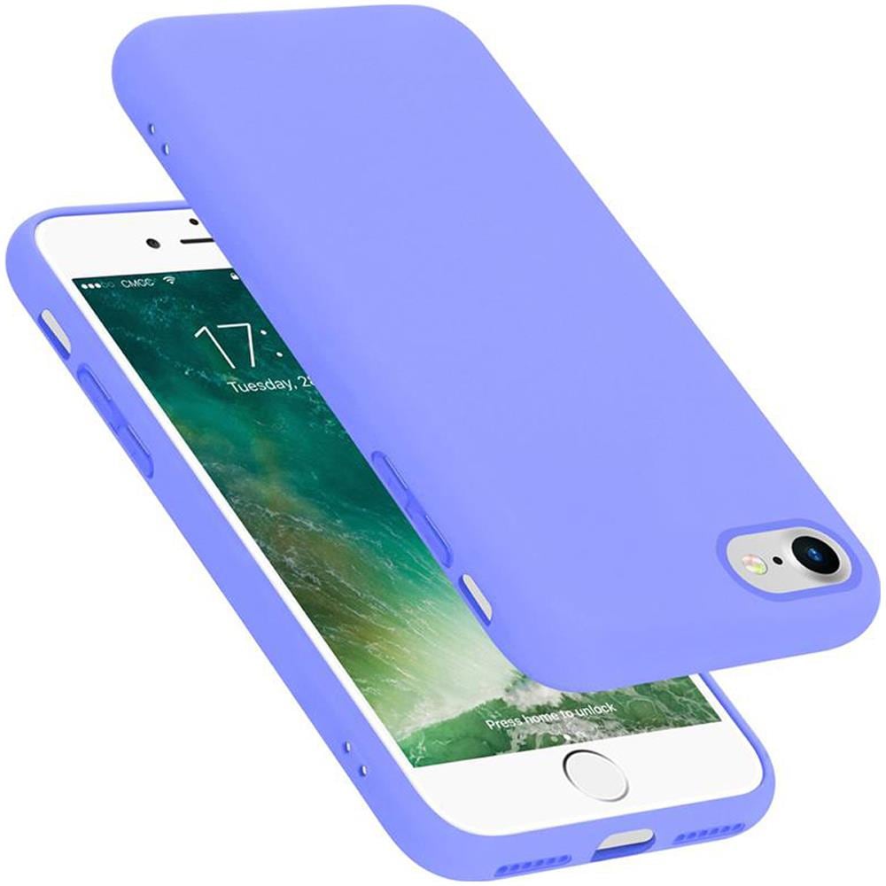 Custodia Compatibile Con Apple Iphone 7 / 8 / Se2 2020 In Liquid Rosa - Coperchio Protettivo In Silicone Tpu Flessibile - Foto 1