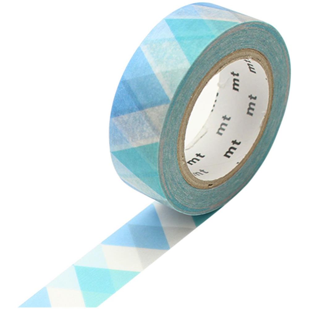 Nastro Adesivo Decorativo - Arlecchino Blu - 1,5 Cm X 7 M - Foto 1