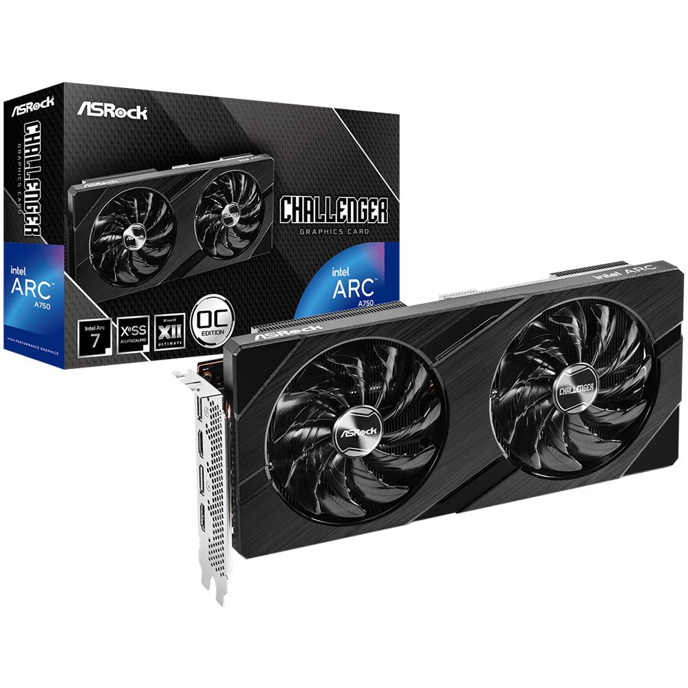 Arc A750 8 GB GDDR6 Pci-E 2x DisplayPort / 2x HDMI Challenger D OC - Foto 1