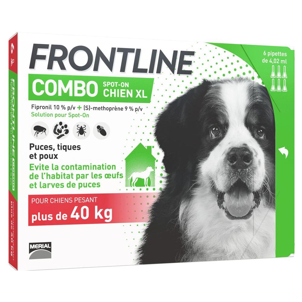 Combo Spot-on Chien Xl Plus De 40kg 6 Pipette De 4,02ml - Foto 1