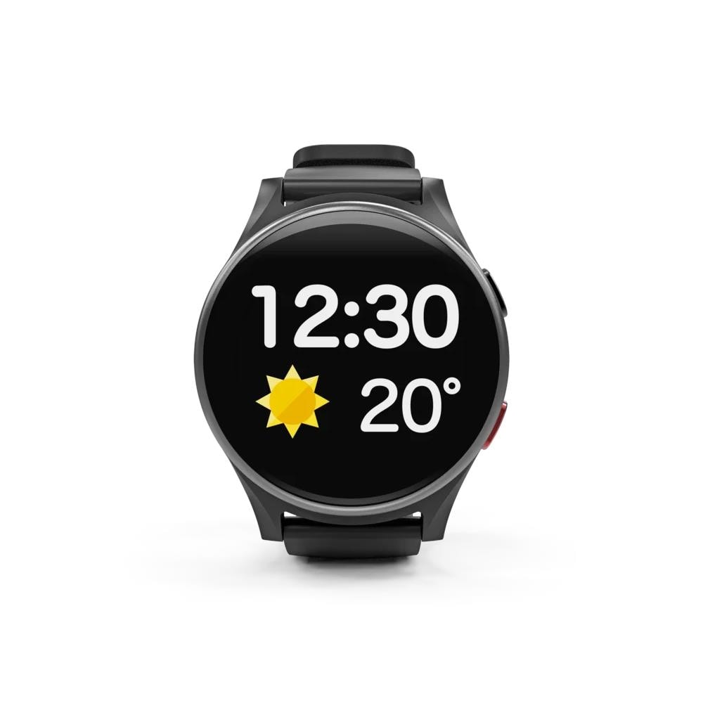 WATCH-LTE 2,79 cm (1.1") IPS Digitale 240 x 240 Pixel Touch screen 4G Nero, Argento Wi-Fi GPS (satellitare) - Foto 1