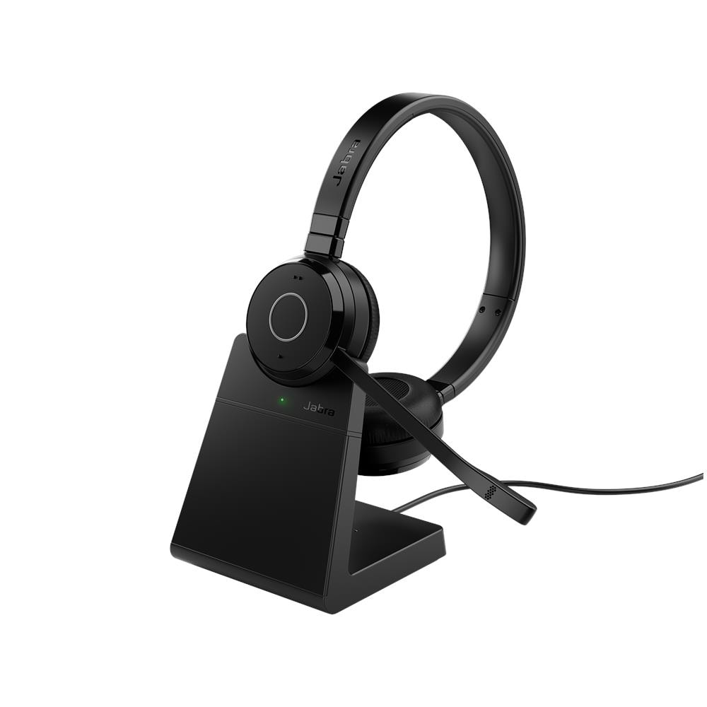 Jabra Evolve 65 TE Auricolare Con cavo e Senza Cavo A Padiglione Ufficio USB tipo A Bluetooth Base di Ricarica Nero - Foto 1