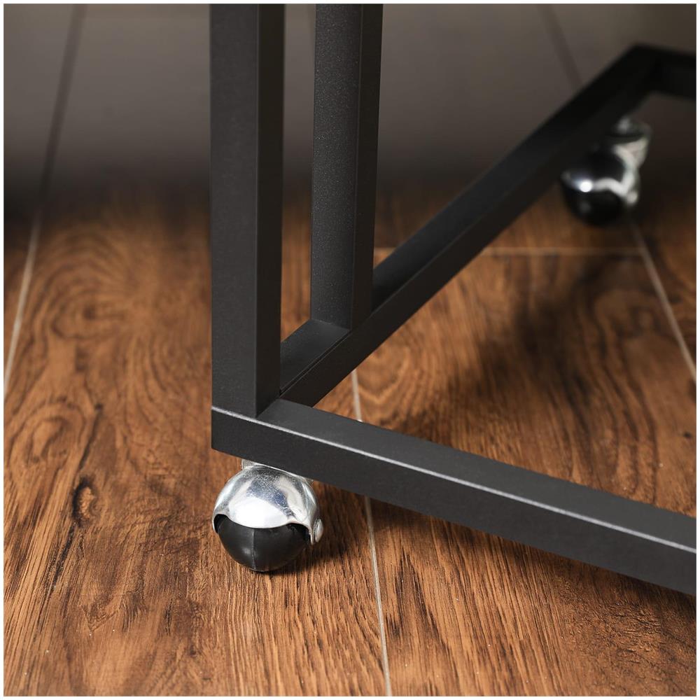 Tavolino da caffè Valora con ruote - Design compatto in rovere Sonoma - Foto 6