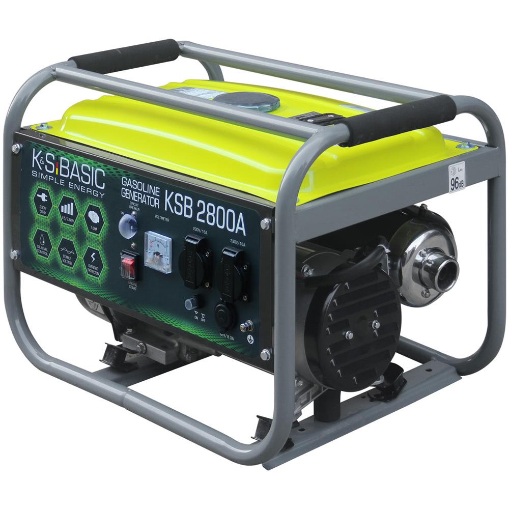 Generatore a benzina ""K&S BASIC"" KSB 2800A Tensione, V 230 Potenza massima, kW 2.8 - Foto 1