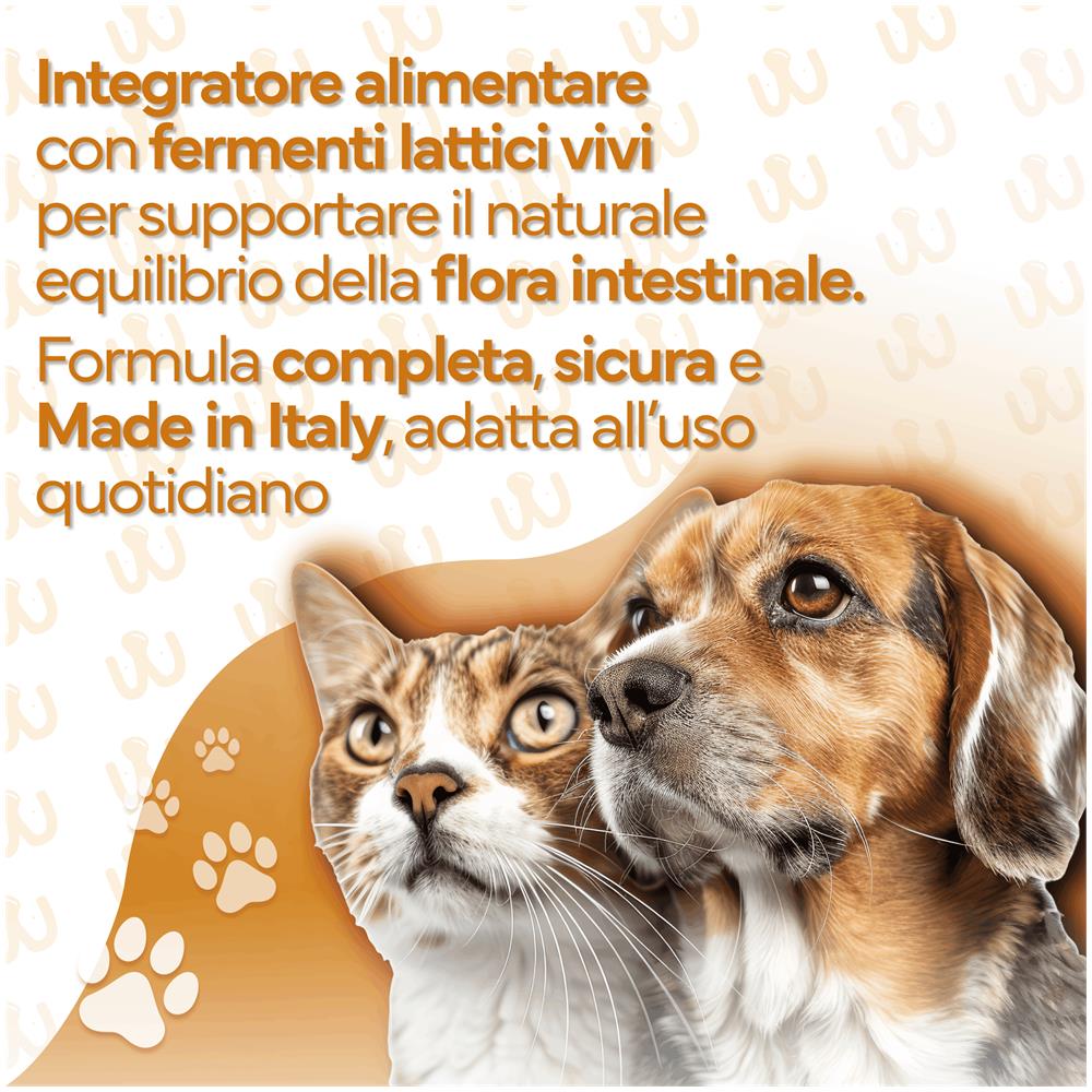 LA.GA Probiotici per Cani e Gatti Made in Italy - Fermenti Lattici 120 Compresse senza Glutine e Lattosio - Foto 2