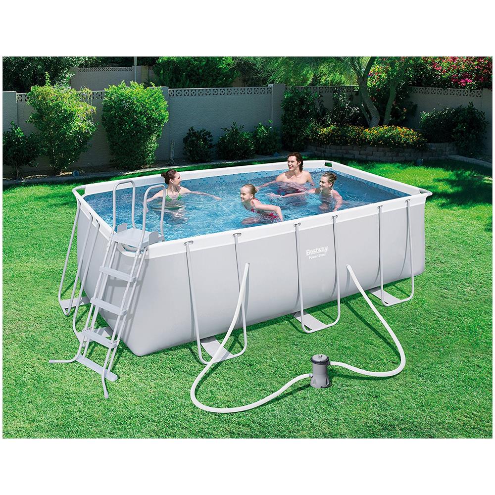Piscina Power Steel Frame Rettangolare 412x201x122 cm - Foto 2