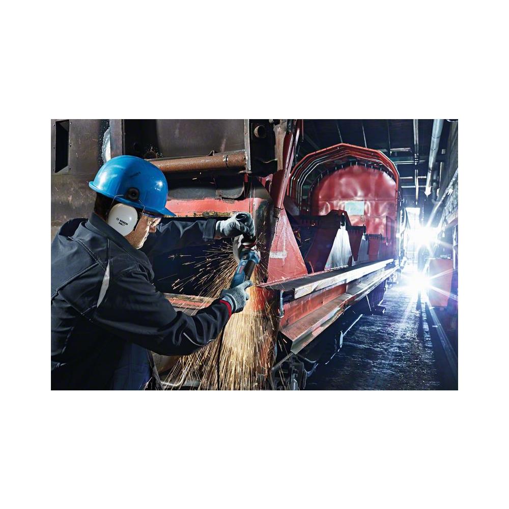 Professional GWS 19-125 CIE Smerigliatrice Angolare, 1900 W, 2800-11500 Giri / Minuto, 125 mm, Blu / 060179P002, diam - Foto 2