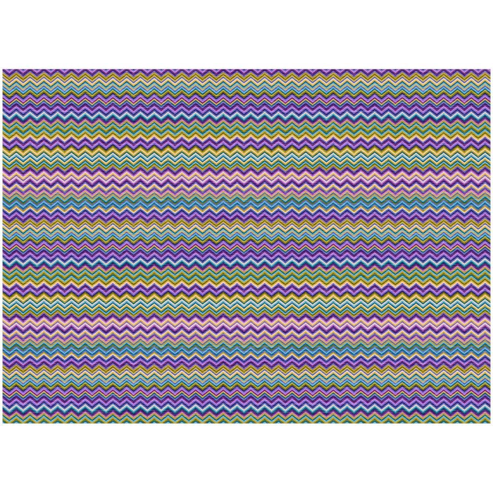 Telo Arredo In Cotone Fantasia Baia Matrimoniale Lilla - Foto 4