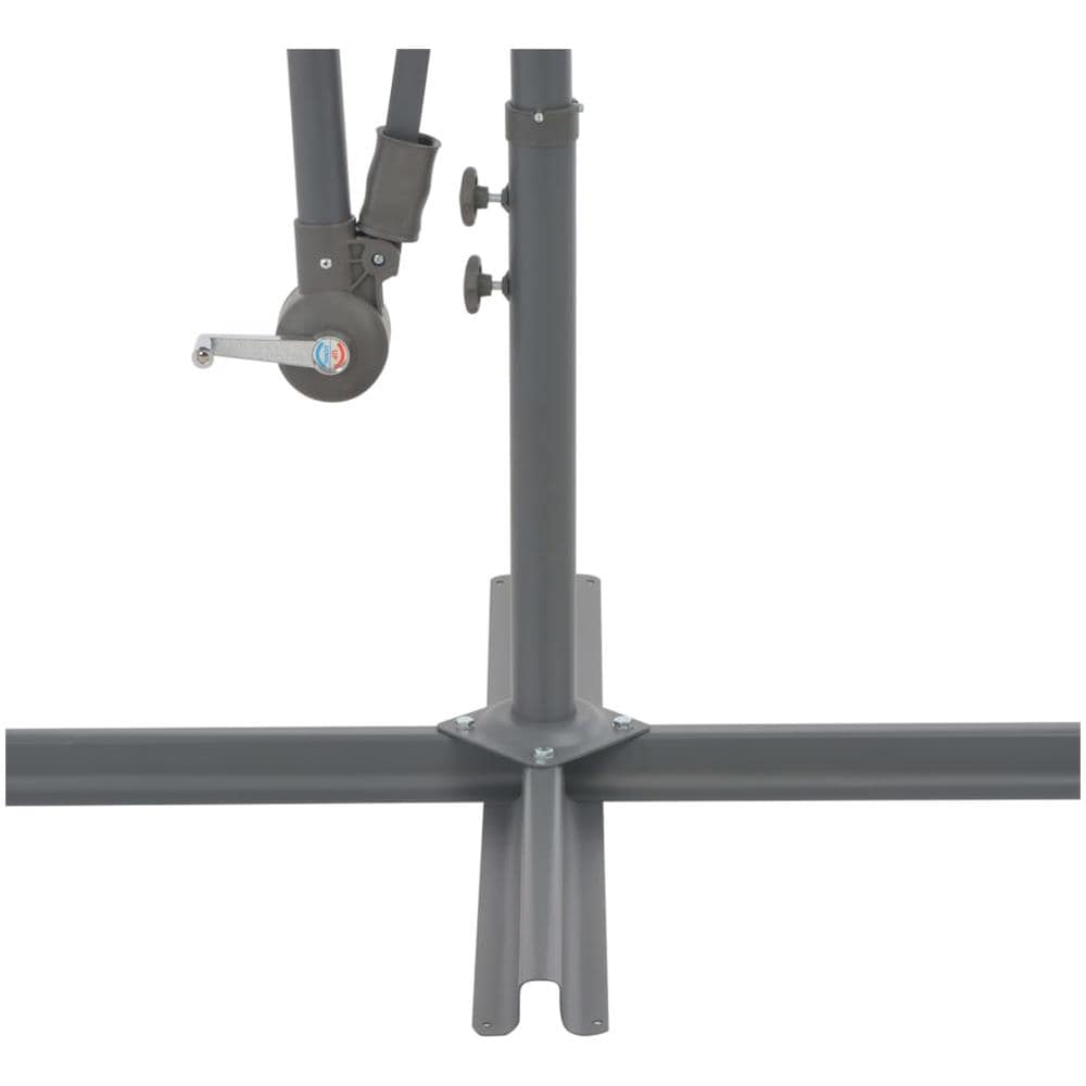 Ombrellone A Sbalzo Con Palo In Alluminio 350 Cm Terracotta - Foto 7