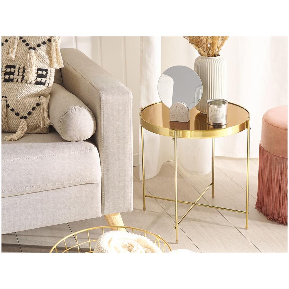 Tavolino Lucea Specchiato Oro - Foto 2