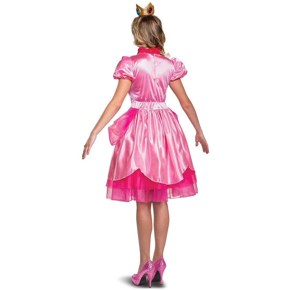 Disguise - Costume Principessa Peach Nintendo Deluxe Donna - Taglia: L - Foto 2