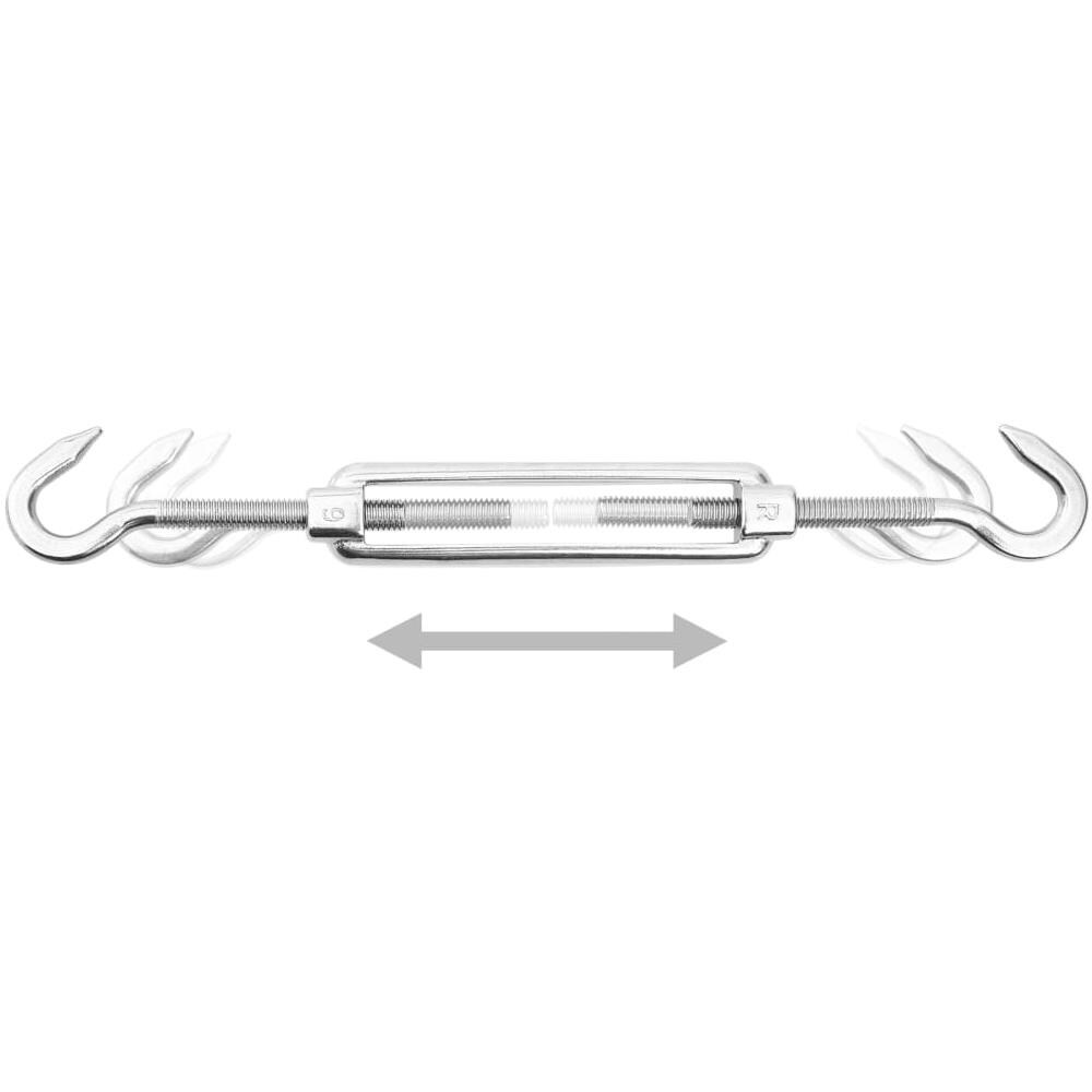 Set Accessori per Vela Parasole 5 pz in Acciaio Inossidabile - Foto 2