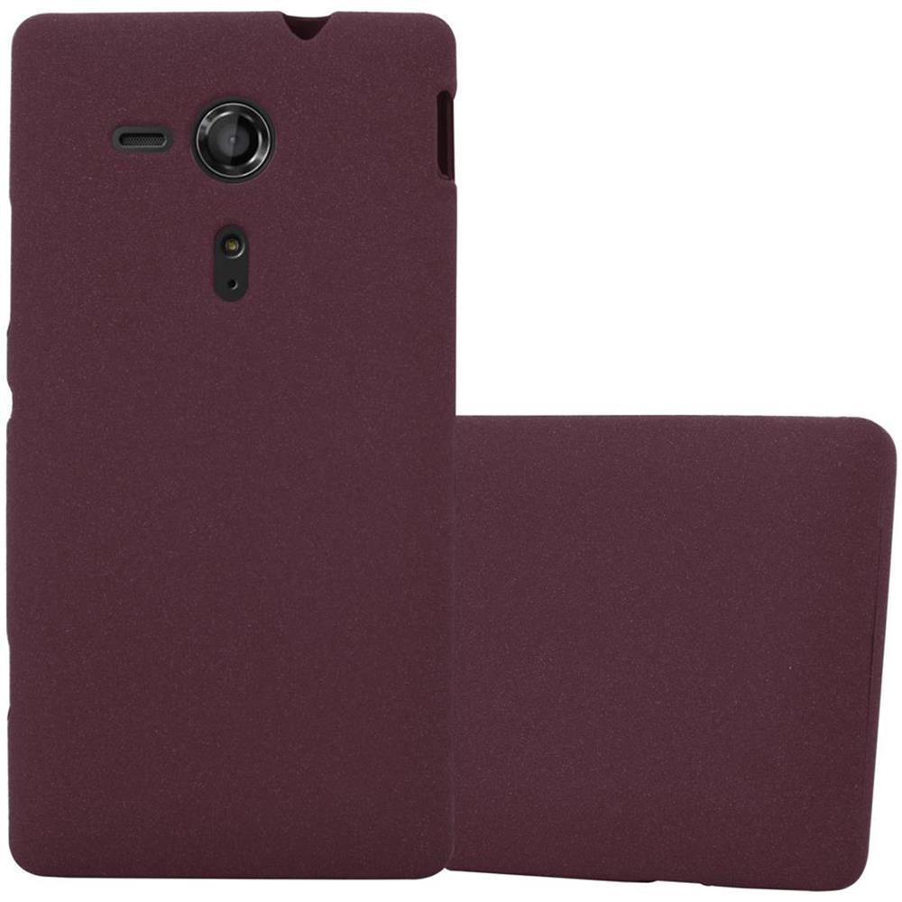Custodia Compatibile Con Sony Xperia Sp In Frost Lilla Bordeaux - Coperchio Protettivo In Silicone Tpu Flessibile - Foto 1