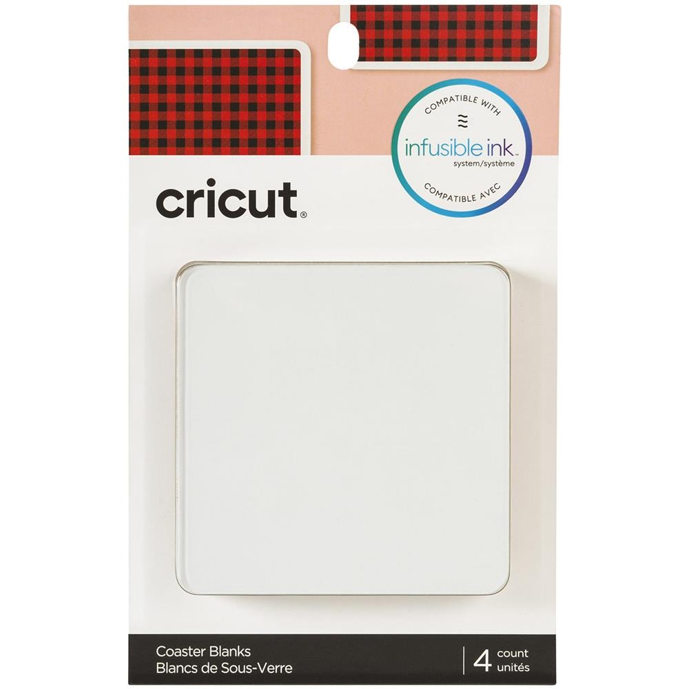 4 Sottobicchieri Quadrati In Sughero - 9,5 X 9,5 Cm Cricut - Foto 1