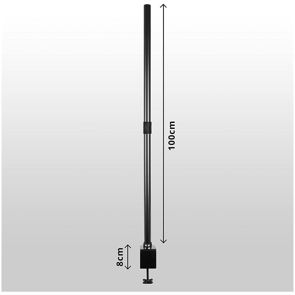 Dmt100 Staffa 100 Cm Per Supporti Monitor Da Scrivania | Staffa Compatibile Con Tutti I Supporti Monitor | Consente Una Maggiore Flessibilità  Nel Posizionamento Dello Schermo - Foto 2