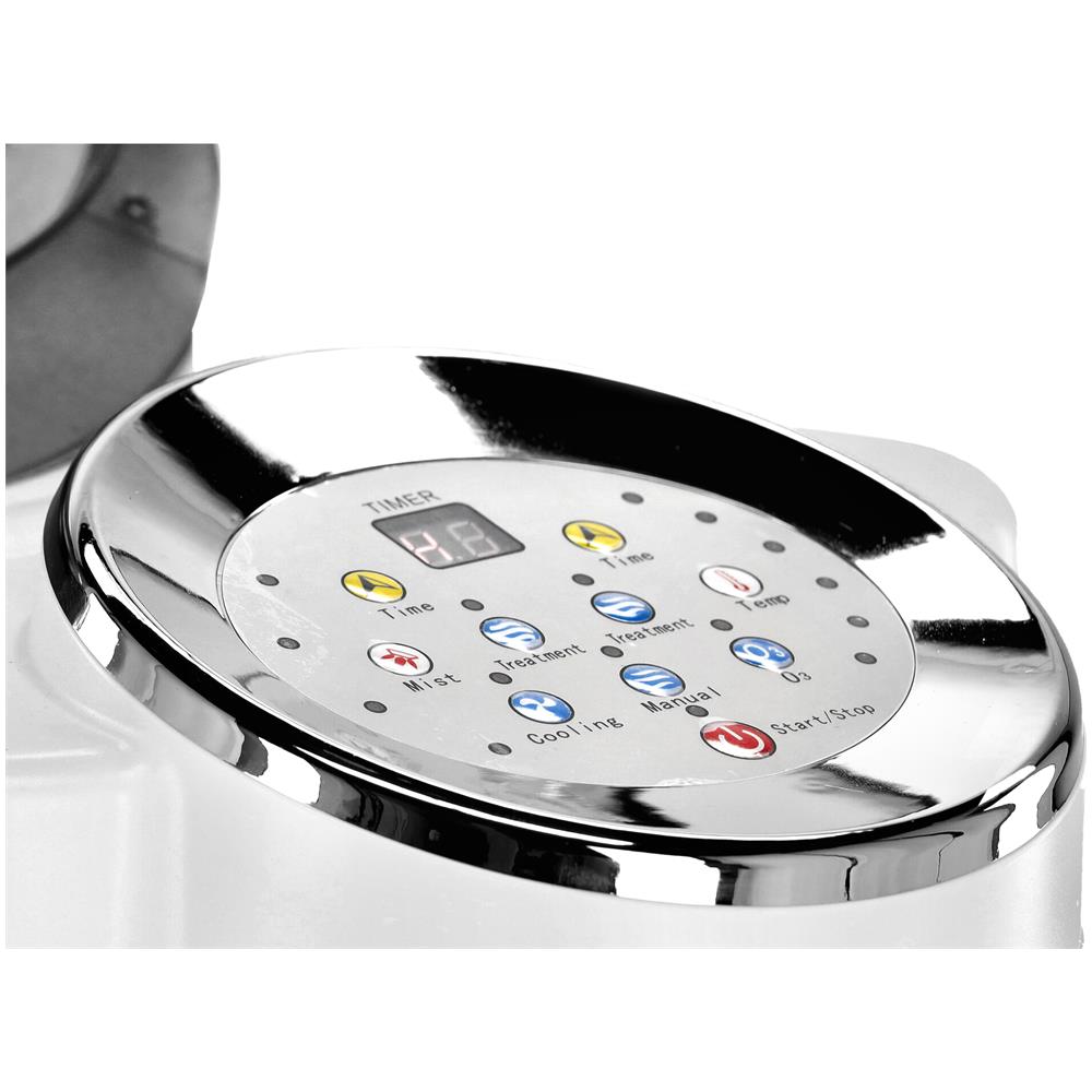 Vaporizzatore Sauna Per Capelli Per Il Salone Elena Sul Piede Micro Mist Per Parrucchieri Tre Programmi Per La Rigenerazione E Cura Dei Capelli Con Funzione Di Ozono - Foto 6