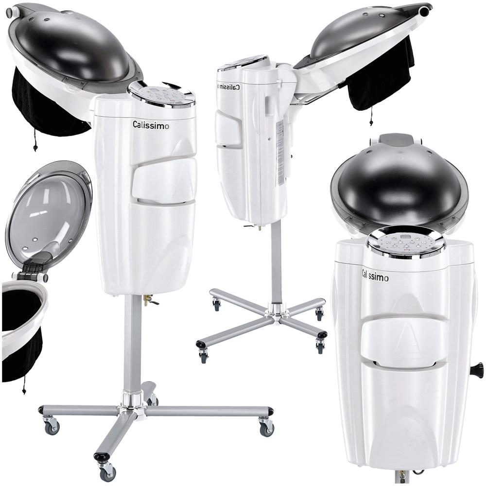 Vaporizzatore Sauna Per Capelli Per Il Salone Elena Sul Piede Micro Mist Per Parrucchieri Tre Programmi Per La Rigenerazione E Cura Dei Capelli Con Funzione Di Ozono - Foto 1