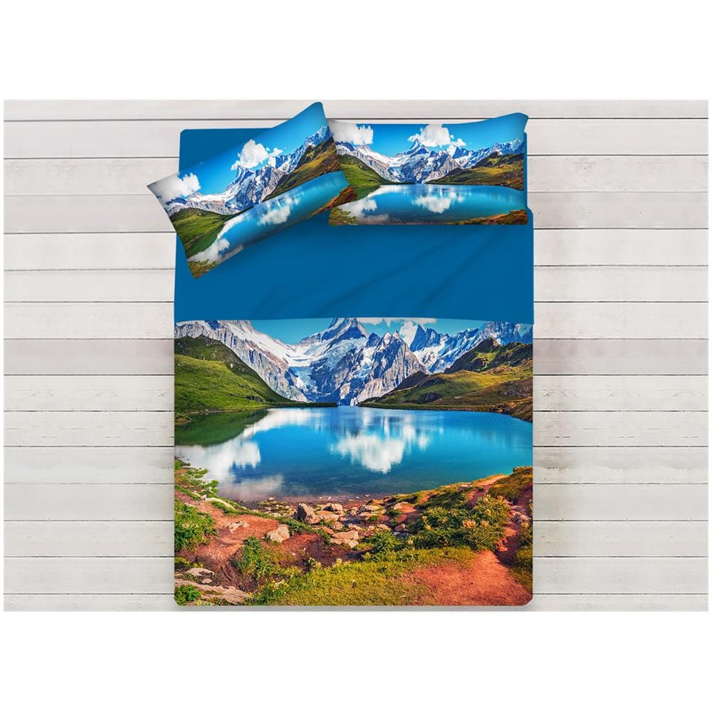 Lenzuola Copriletto Letto Sogni D''oro 100% Cotone Disegno Bernese 63 Singolo Bernese 63 - Foto 1