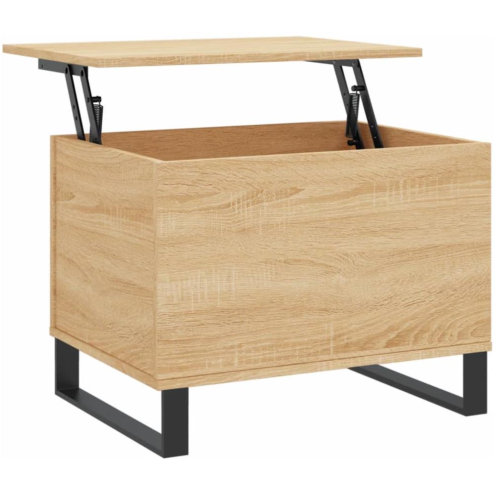 Tavolino Salotto Rovere Sonoma 60x44,5x45 Cm Legno Multistrato - Foto 2