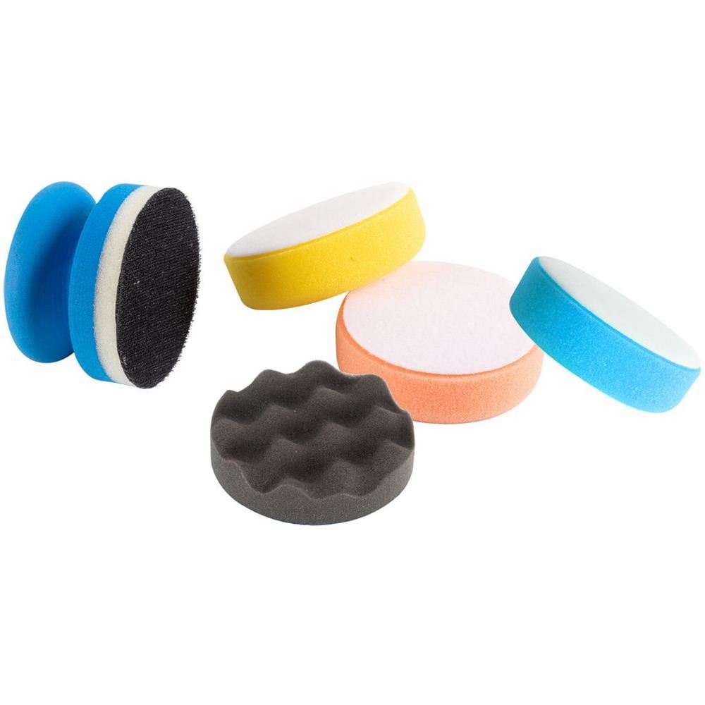 Kit Tamponi 5 Pezzi Rinnova Auto - Con Velcro - Alta Tenuta Antigraffio - Tamponi Per Lucidatura Automobile - Foto 1
