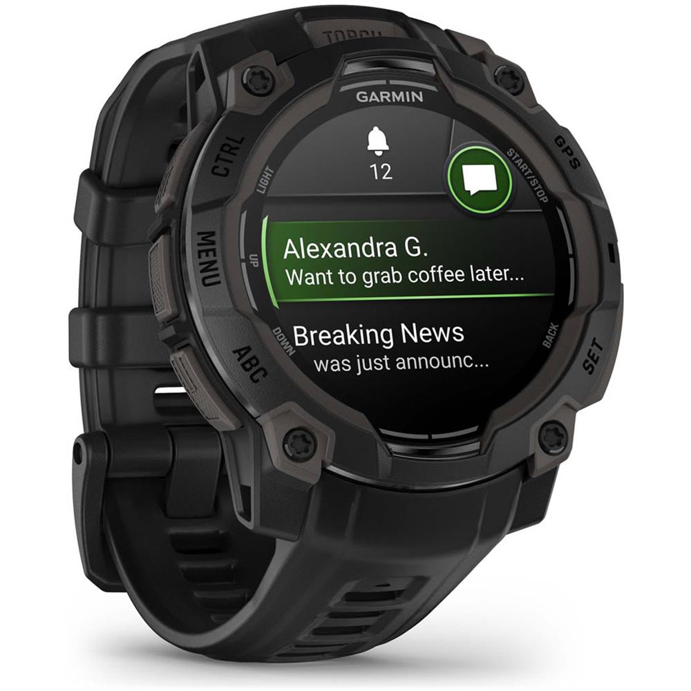 Instinct 3 AMOLED 3,05 cm (1.2") 45 mm Digitale 390 x 390 Pixel Touch screen Nero GPS (satellitare) - Foto 2