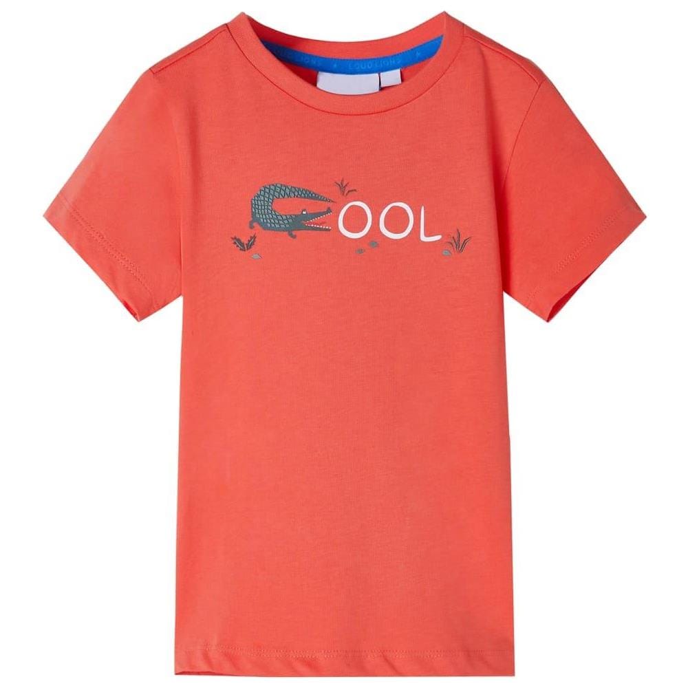 Maglietta da Bambino Maniche Corte Rosso Chiaro 92 - Foto 1